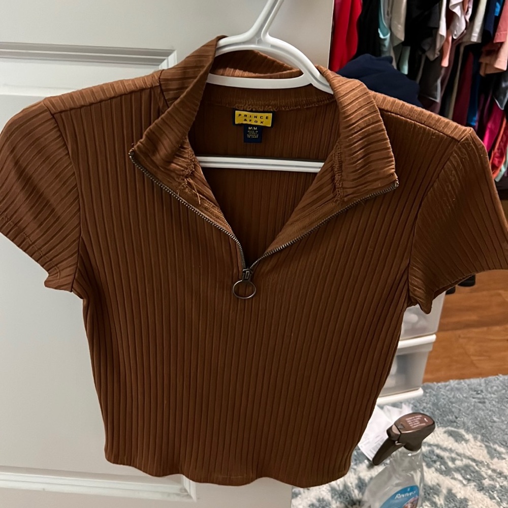 Brown shirt medium